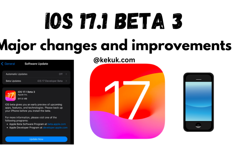 iOS 17.1 release