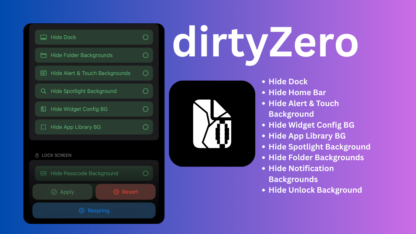 DirtyZero iPA Online iNstall iOS 18.6, 18.5